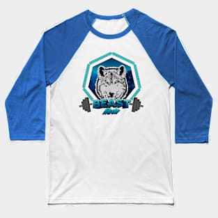 Wolf Illustration, fitness beast mode training Baseball T-Shirt